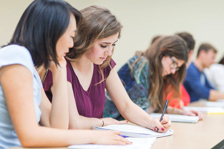 Stagiaires en classe