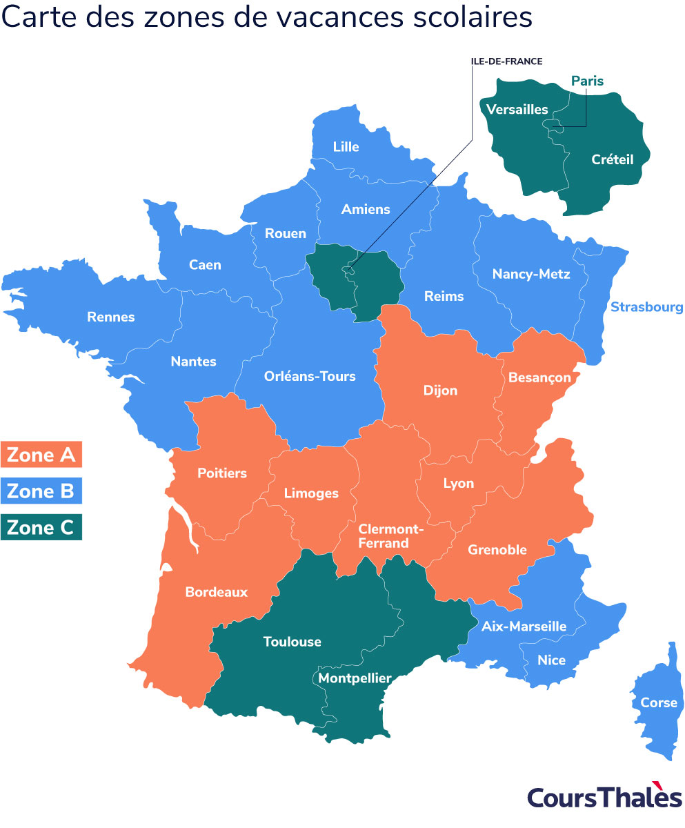 Vacances scolaires : le calendrier pour 2023-2024