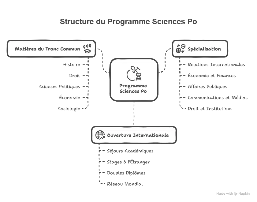 Programme et matieres sciences po selon l'IEP